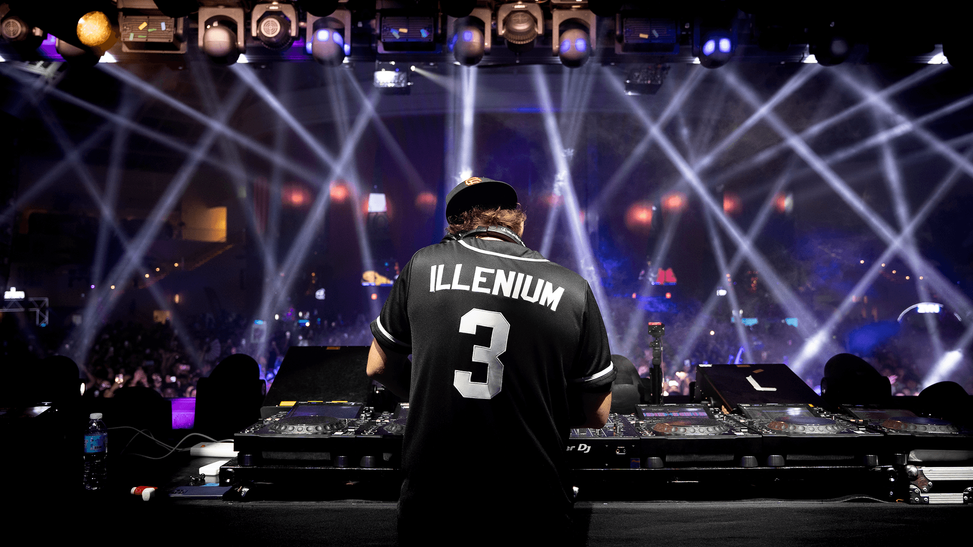 Artist performing live at a concert